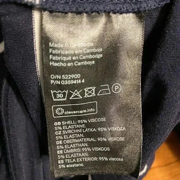 H&M Striped Nautical Boat Neck Long-sleeve Shirt - Picture 5 of 5